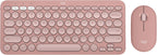 Logitech 920-012199 Pebble 2 Combo Rose Wireless Keyboard & Mouse