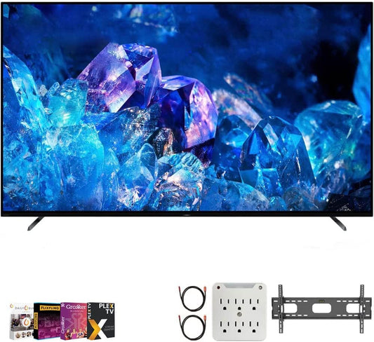 Sony E6SNXR77A80K 77" 4K OLED TV Bundle