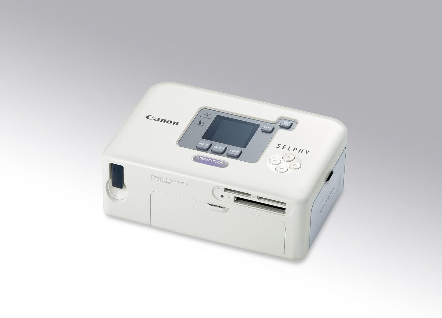 Canon 1291B001 Selphy CP720 Compact Photo Printer - Portable Printing