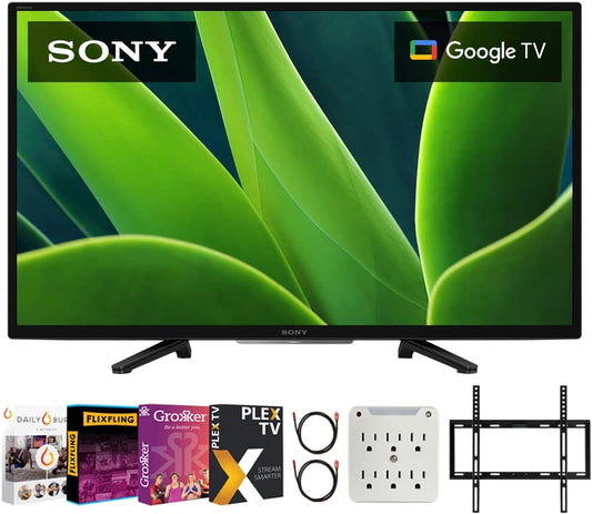 Sony E6SNKD32W830K 32-inch HD LED Google TV Bundle