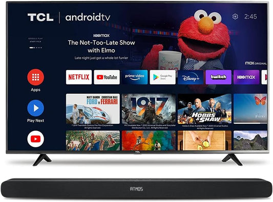TCL 4 Series 43S434 43-Inch 4K UHD Smart Android TV