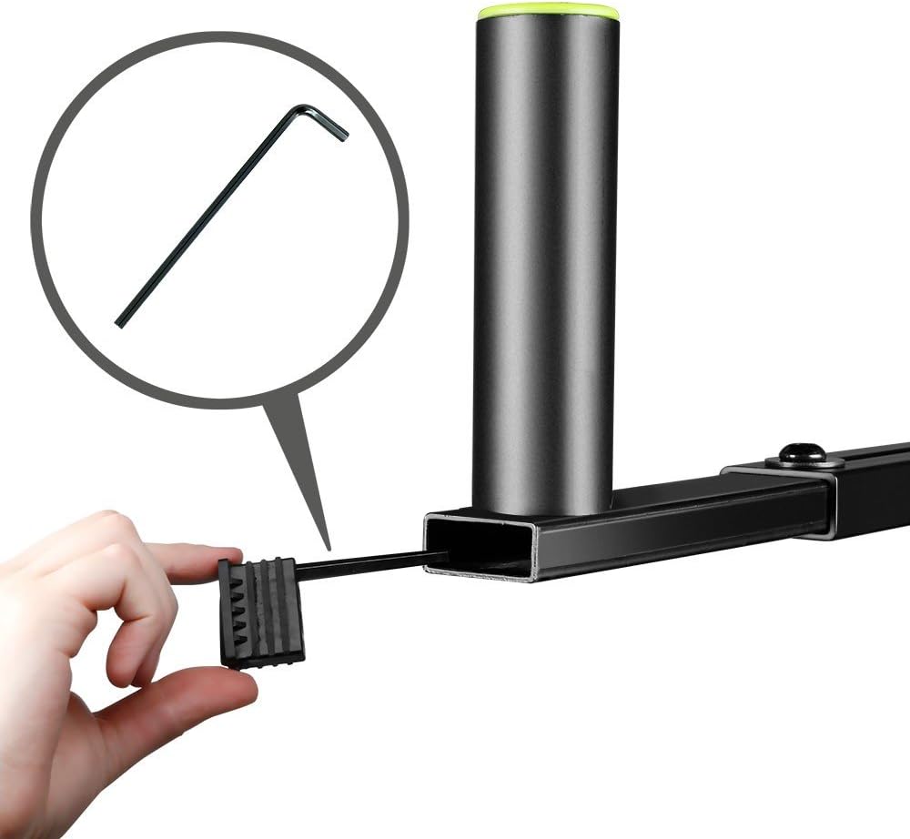 Gravity GRGSAT36B Black Speaker Stand T-Bar