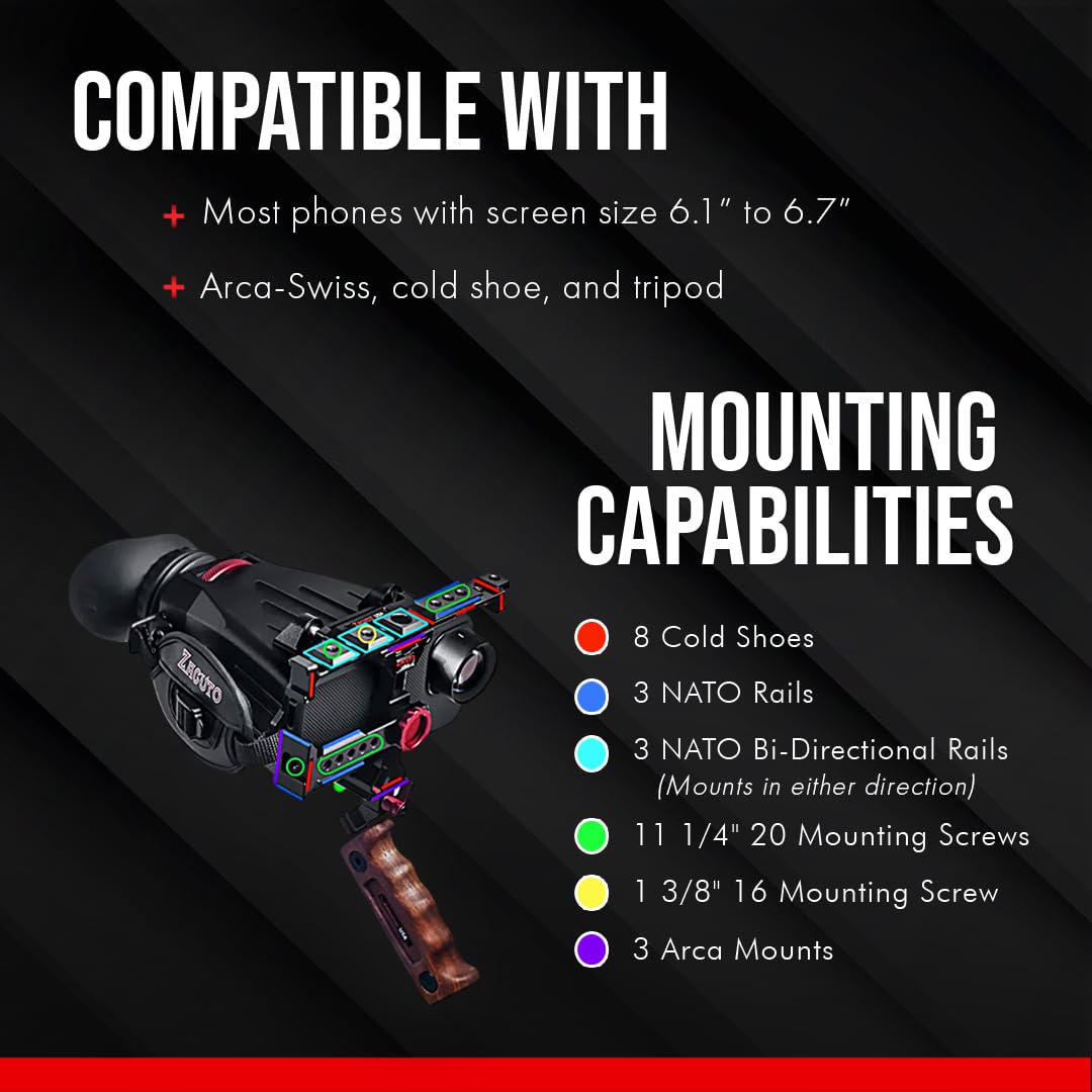 Zacuto Z-SM-DG Director’s Grip - Smartphone Filmmaking Accessory