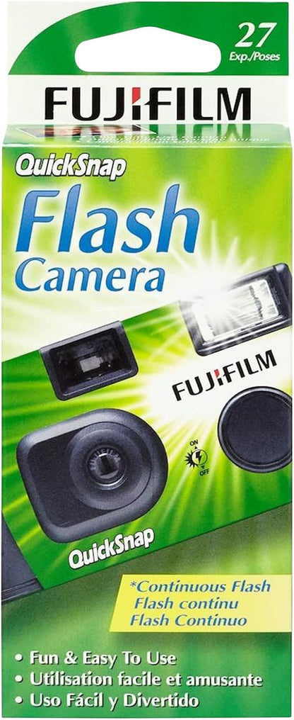 Fujifilm FUJIQSFLASH QuickSnap Flash 400 Disposable Camera 10-Pack