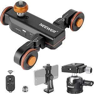 Neewer 90096740 Motorized Camera Dolly with Remote