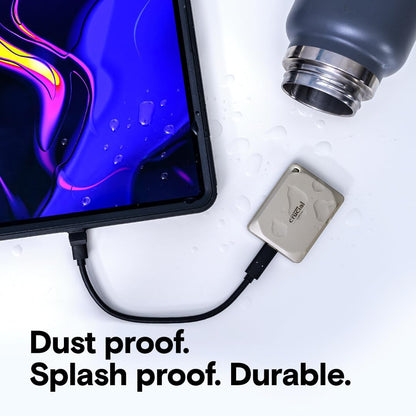 Crucial CT4000X9PROMACSSD9B02 4TB Portable SSD Mac