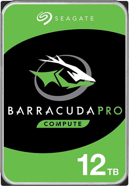 Seagate ST12000DM0007-CR/5YR BarraCuda Pro 12TB HDD Renewed