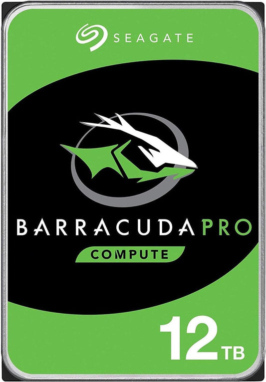 Seagate ST12000DM0007-CR/5YR BarraCuda Pro 12TB HDD Renewed