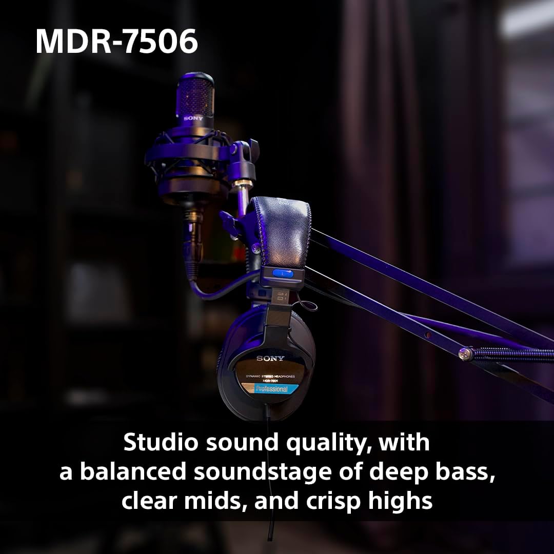 Sony MDR7506 Professional Over-Ear Diaphragm Headphones