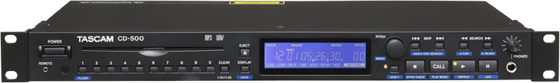 Tascam CD-500 Rackmount Professional CD Player — main product image
