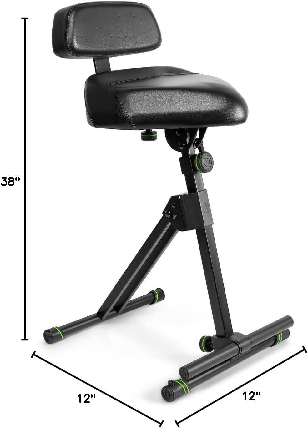 Gravity FM SEAT1 BR Height Adjustable Musician Stool