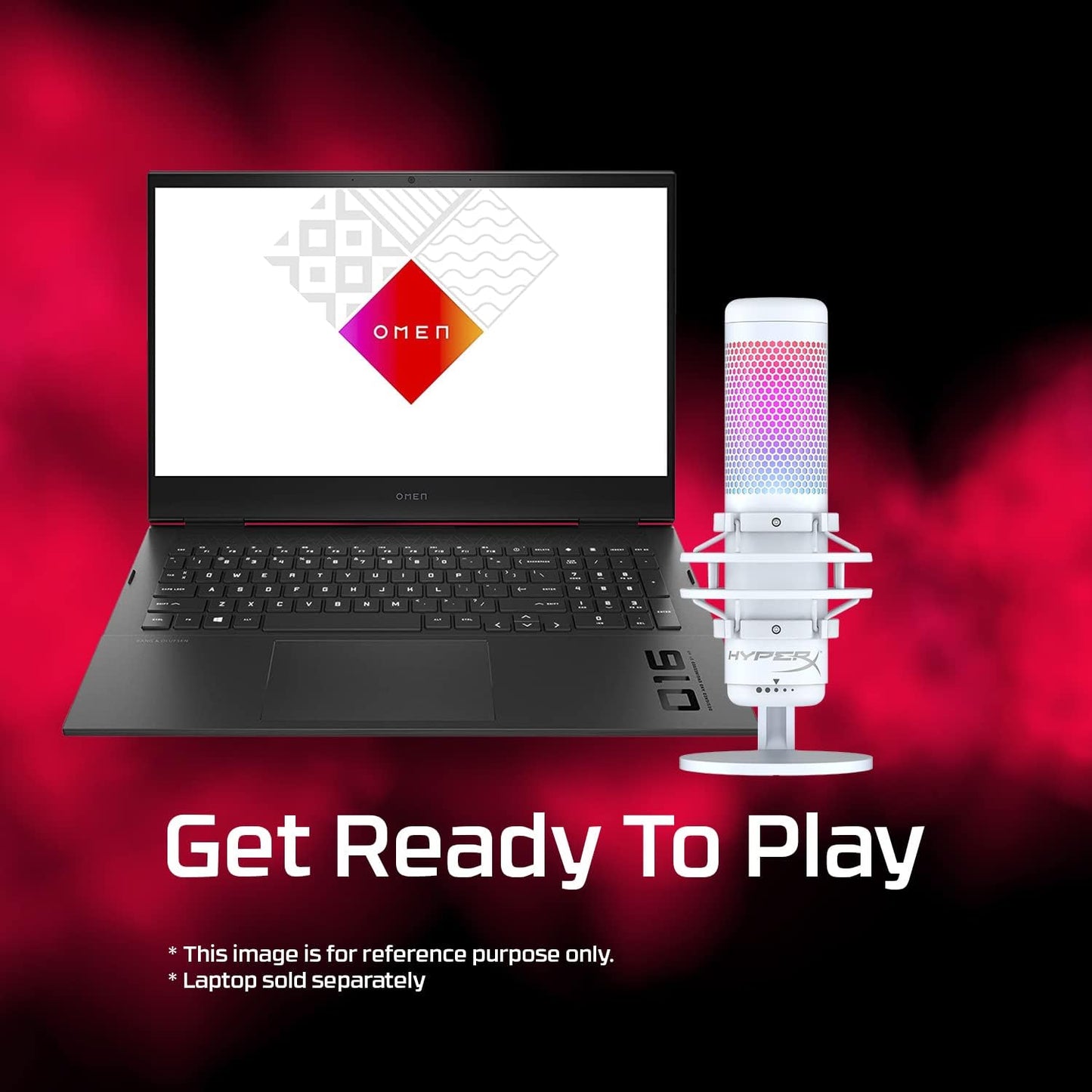 HyperX 519P0AA QuadCast S RGB USB Microphone - White