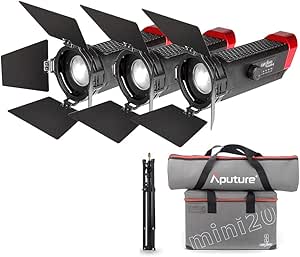 Aputure LS-mini20 3-Light Kit LED Fresnel Light Set
