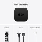 Apple MXGY2LZA 2021 TV 4K 32GB - Black (Renewed)
