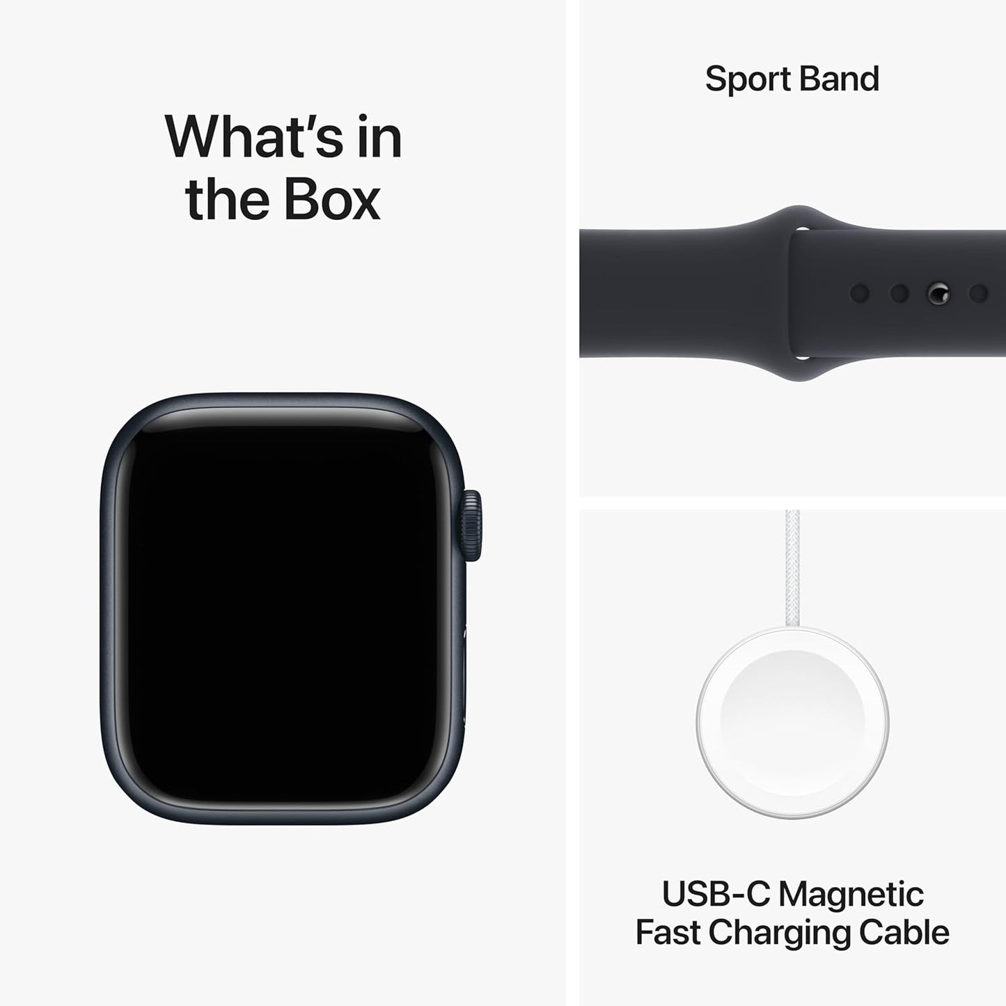 Apple Watch Series 9 (GPS + Cellular) 45mm Midnight Aluminum Smartwatch