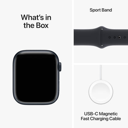 Apple Watch Series 9 (GPS + Cellular) 45mm Midnight Aluminum Smartwatch