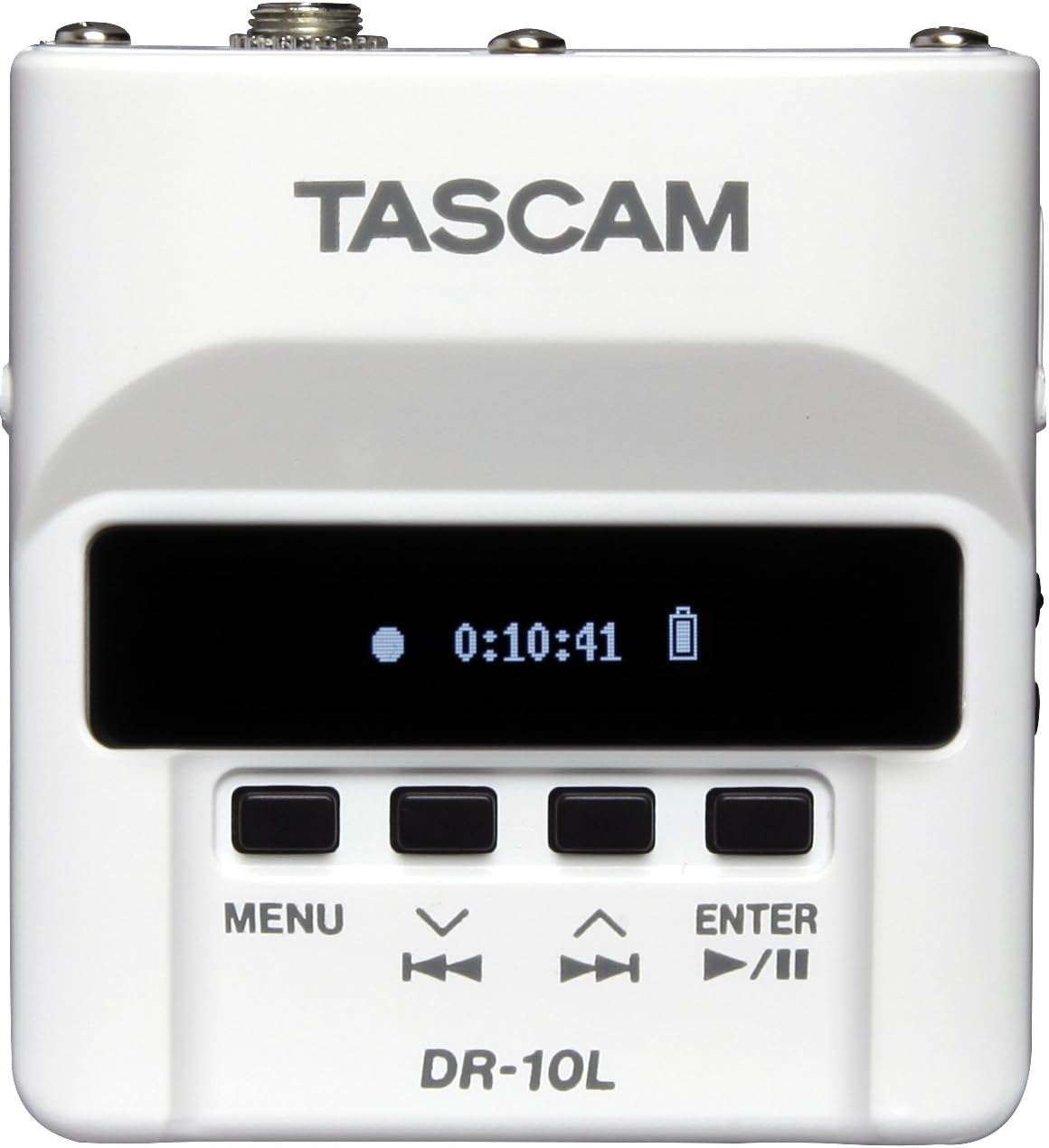 Tascam DR-10LW Micro Portable Lavalier Audio Recorder White