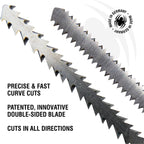 Spyder 300004 - 4-Inch Double Sided Jigsaw Blades (2-Pack)