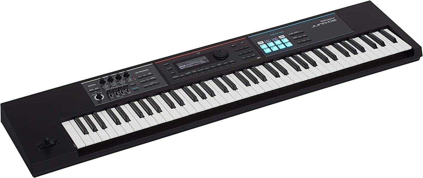 Roland AUS-JUNO-DS76-COMBO-STD 76-Key Synthesizer Bundle