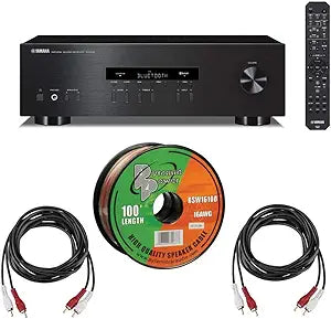 Yamaha R-S202 Bluetooth Stereo Receiver Speaker Wire Bundle