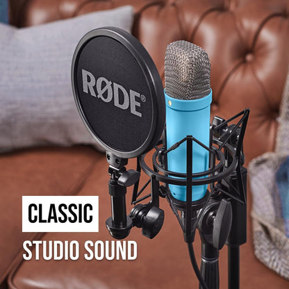 Rode NT1SIGNATUREBLUE Blue Large-Diaphragm Condenser Mic Kit