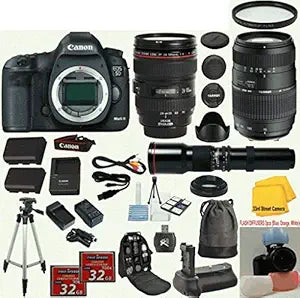 Canon EOS 5D Mark III Full Frame DSLR Camera Bundle