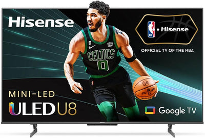 Hisense 65U8H 65-Inch QLED Mini-LED Google Smart TV