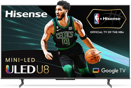 Hisense 65U8H 65-Inch QLED Mini-LED Google Smart TV