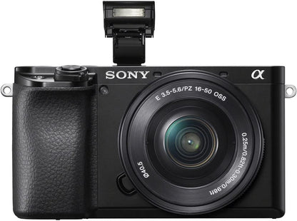 Sony a6100 Mirrorless Camera ILCE6100L/B Lens Bundle Renewed