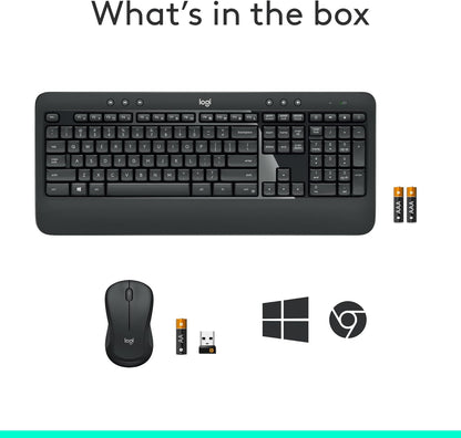 Logitech 920-012585 MK540 Wireless Keyboard and Mouse Combo
