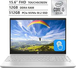 HP Pavilion 15.6" Touch Laptop i5 12GB RAM 512GB SSD FHD