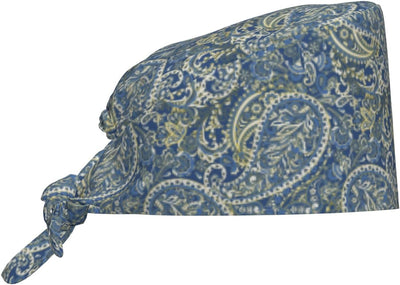 Novastar Paisley Print Scrub Cap Women Men Adjustable