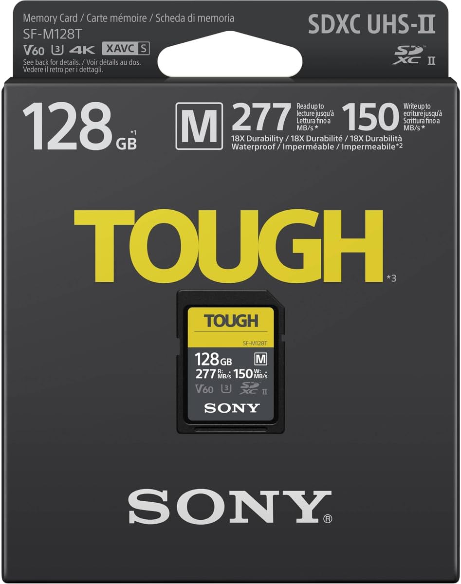 Sony SFM128T/T1 128GB TOUGH-M UHS-II SDXC Card