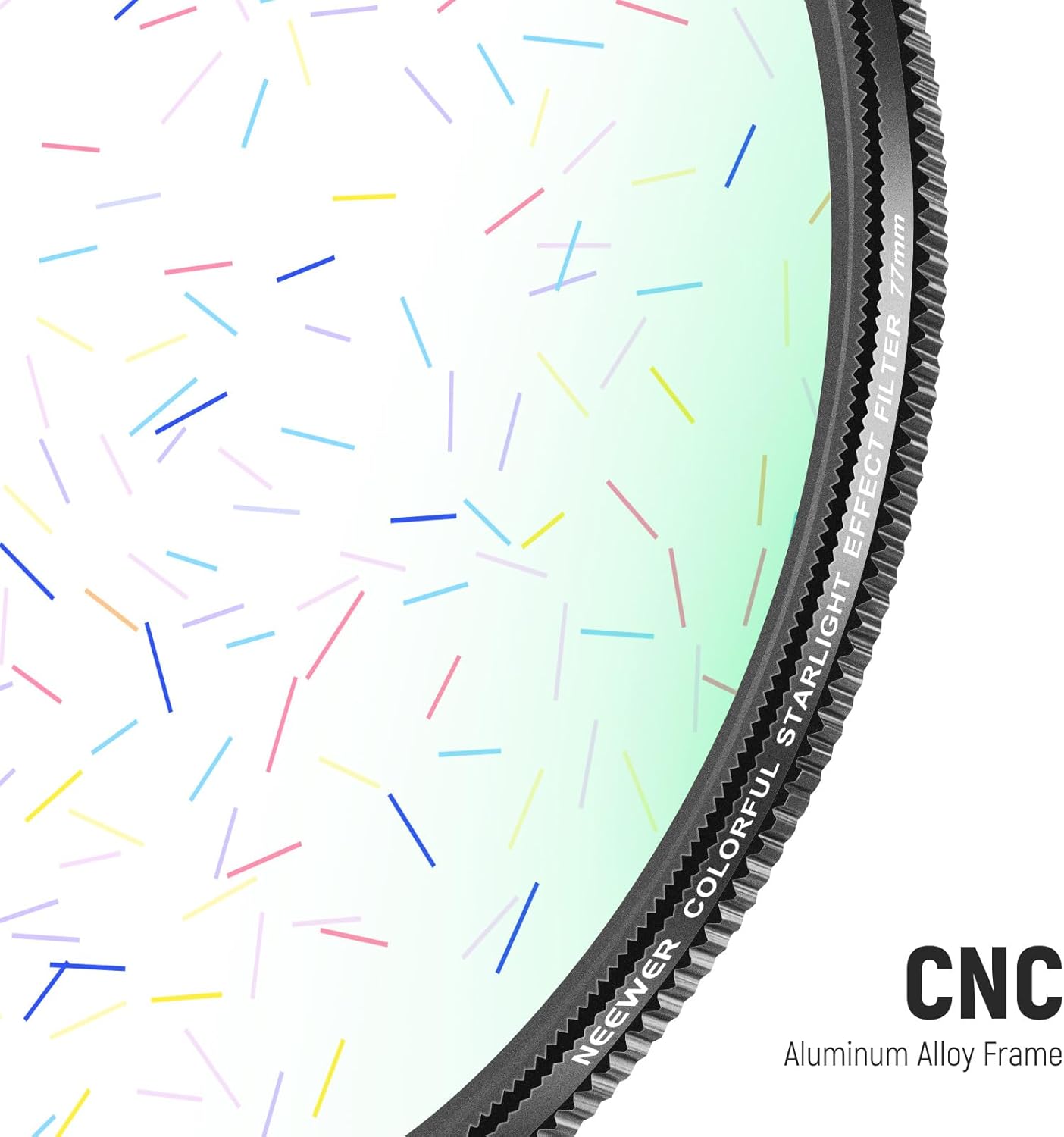 Neewer 77mm Colorful Starlight Brushed Camera Lens Filter