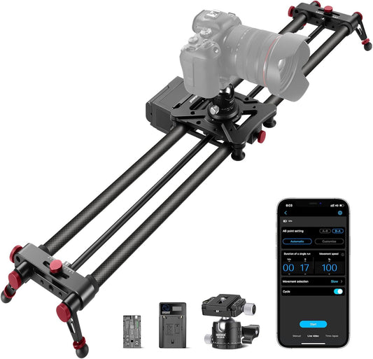 Neewer 10100621 39.4" Motorized Camera Slider - App Control