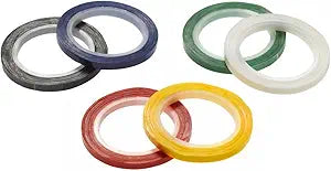 Westcott CTAPE-1 Artist Tape 1/8" Assorted Colors 6-Pack