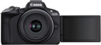Canon 5811C022 EOS R50 Mirrorless Camera with RF-S 18-45mm & 55-210mm Lenses