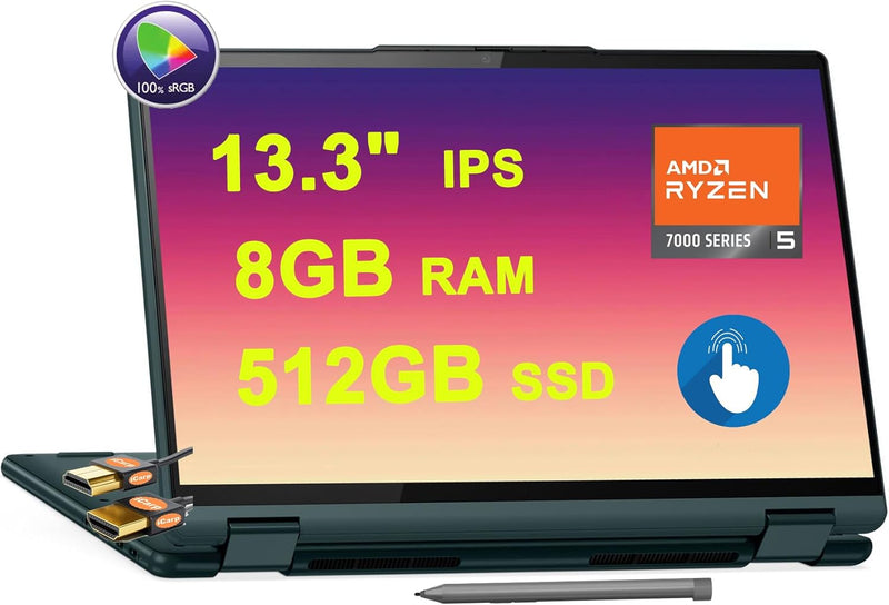 Lenovo Yoga 6 2-in-1 Ryzen 5 Touchscreen Laptop — main product image