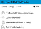 HP M234dw LaserJet MFP Wireless Printer 6GW99F#BGJ