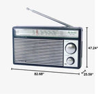 Panasonic 8541720371 Retro AM/FM Shortwave Transistor Radio