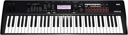 Korg KROSS2-61-MB 61-Key Synthesizer Workstation Keyboard