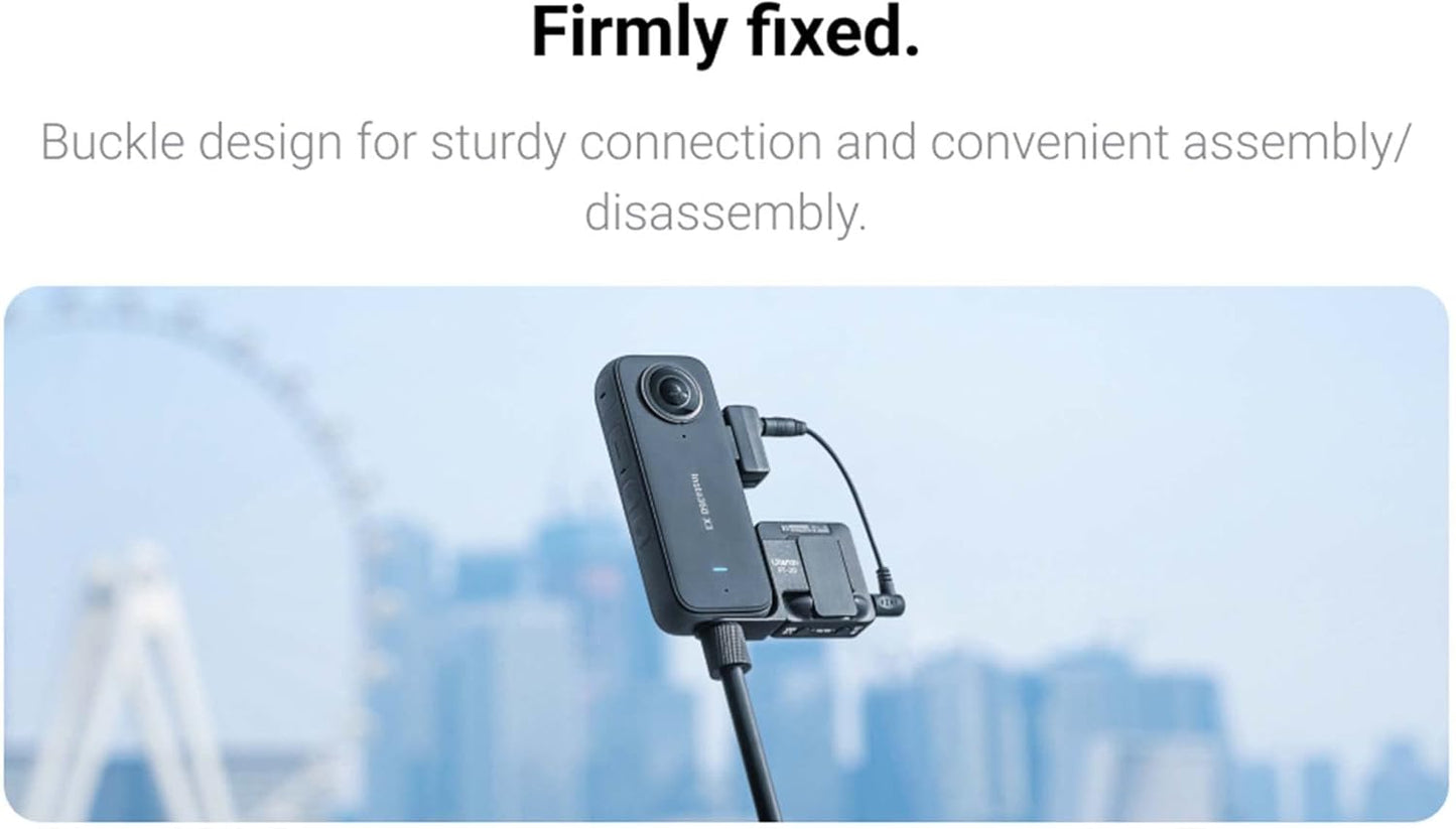 Insta360 CINSBAQ/A_ALT1 X3 Mic Adapter with Charging Support