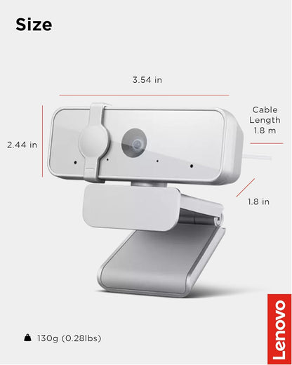 Lenovo GXC1B34793 HD 1080p Webcam Wide Angle