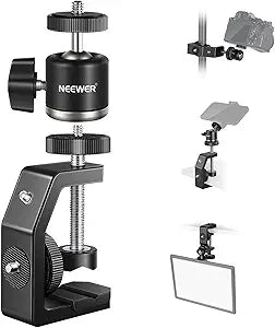 Neewer 10100884 C Clamp Tripod Head - Desktop Mount