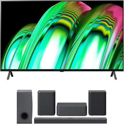 LG OLED65A2PUA 65" 4K HDR Smart TV Sound Bar Bundle