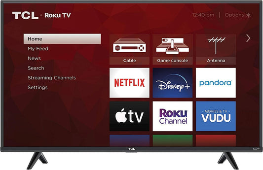 TCL 43S451 43-Inch 4K UHD Smart Roku TV (Renewed)