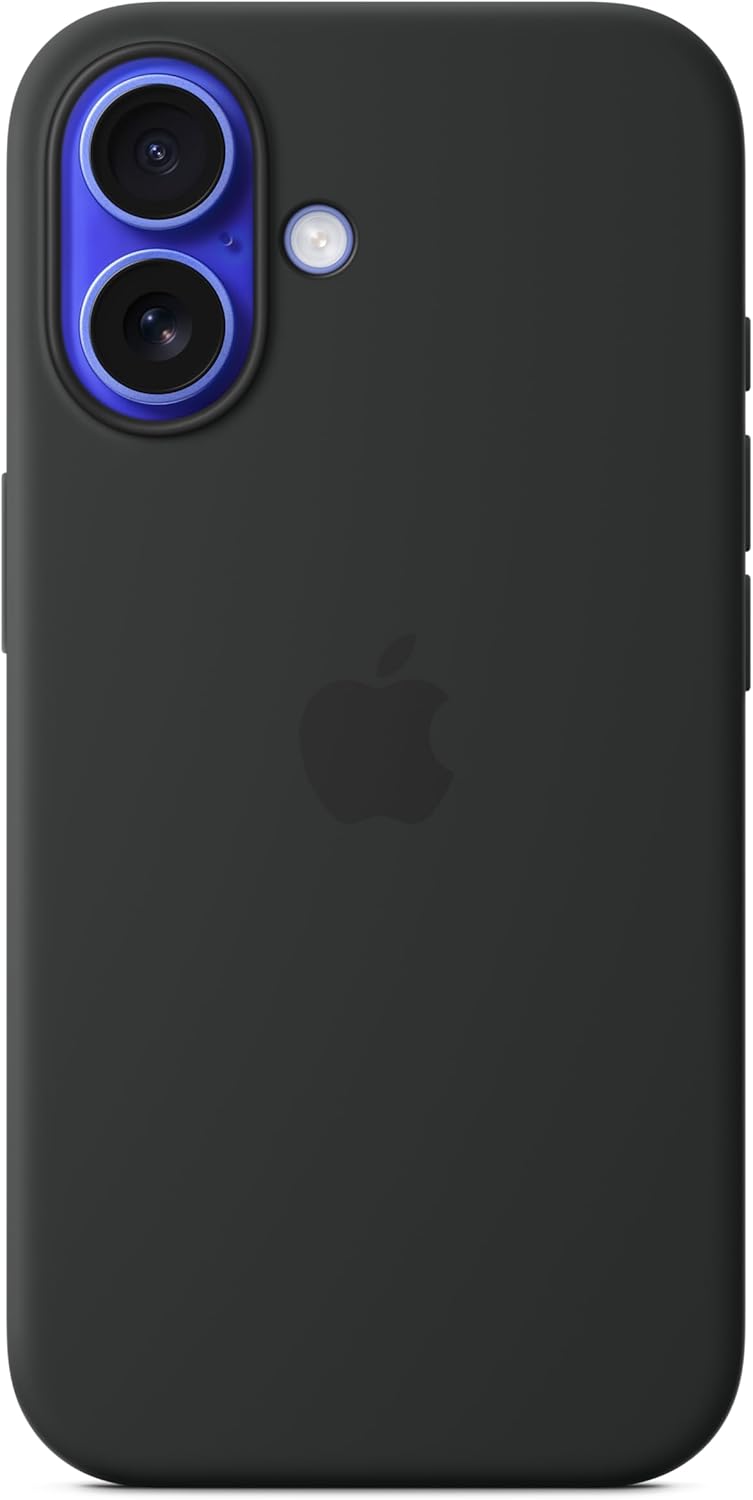 Apple iPhone 16 Silicone MagSafe Case - Black — main product image
