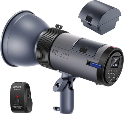 Neewer 10100253 ML300 300W Outdoor Studio Strobe Battery Powered
