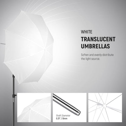 Neewer 10102119 600W Photography Lighting Kit with Umbrellas