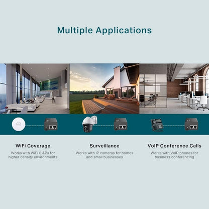 TP-Link TL-PoE260S 2.5G PoE+ Injector Adapter